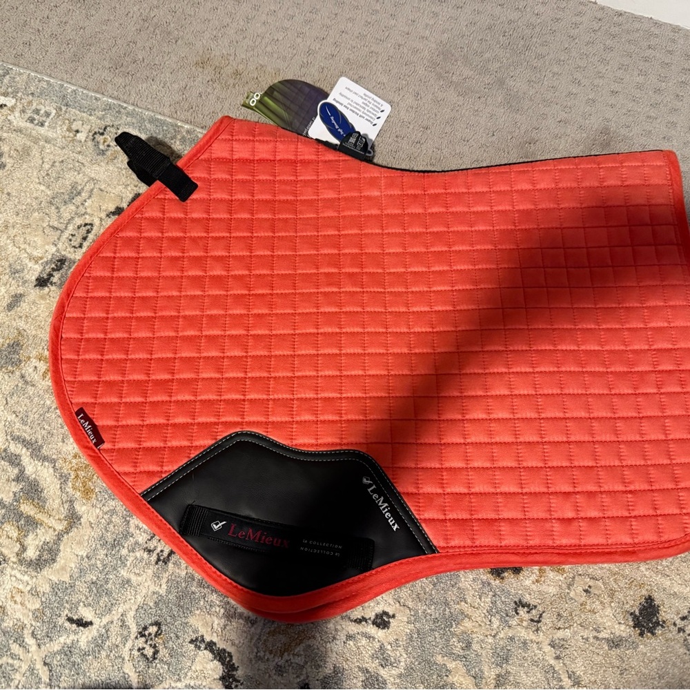 LeMieux Red Quilted Saddle Pad